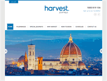Tablet Screenshot of harvestpilgrims.com